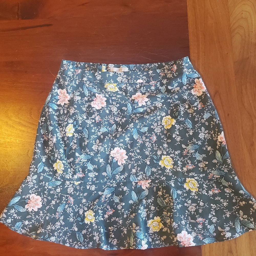 Floral Loft Skirt, M